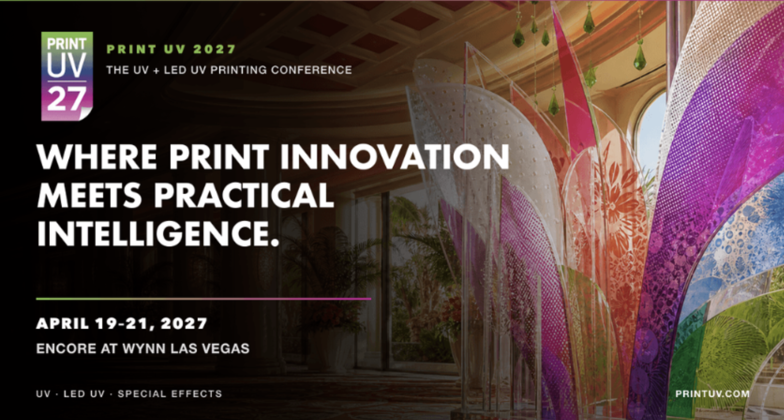 Registration Opens for Print UV in Las Vegas